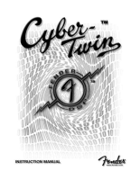 Fender Cyber-Twin - Owners Manual 